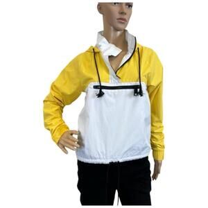 Hollister size XS yellow and white hoodie jacket